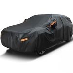 EzyShade 10-Layer SUV Car Cover Waterproof All Weather. See Vehicle Size-Chart for Accurate Fit. Outdoor Full Exterior Covers for Automobiles. Car Tarp Jeep Rav4 CRV. Black, Size S3 (See Size Chart)