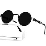 Round Steampunk Sunglasses John Len