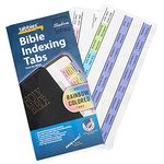 Rainbow Bible Indexing Tabs Old and New Testament Books of The Bible - 77 Tabs