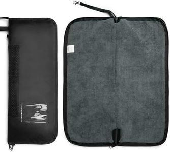 CarryWise Wet Bag, 2-in-1 Changing Mat & Wet Dry Bag with Non-Slip Backing, Water-Resistant Zipper & Towel Lining, Leakproof Foldable Storage for Swimsuit, Gym, Beach, Travel, or Baby Diapers