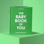 Colour Chronicles - First Year Baby Memory Book | Baby Book for Girls and Boys | Keepsake Journal to Record 1st Year Milestones | Scrapbook and Photo Album | Hardback in 6 Colours | 96 Pages - Green