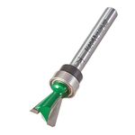 Trend CraftPro Dovetail Router Cutter Bit, 1/4 Inch Shank, 12.7mm Cut Diameter & 104 Degree Spur, Tungsten Carbide Tipped, C162X1/4TC