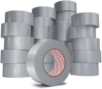SWRT 24-Pack 9 Mil Silver Heavy Duty Duct Tape Strong Adhesive, 2 Inch x 720 Yd Duct Heavy Duty Waterproof All Weather Gray Duct Tape No Residue Sealing & Patching for Indoor&Outdoor Repair