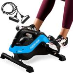 LifePro Under Desk Bike Pedal Exerciser - Mini Exercise Bike for Legs & Arms, Magnetic Resistance Peddler with LCD Monitor, Foot Pedal Exerciser & Desk Workout Cycle Exercise Machine with Fitness App