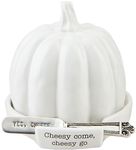 Mud Pie Pumpkin Cheese Ball CLOCHES, White