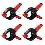 Nirox Set of 4 Spring Clips - Clamps with Large Span Width - High Clamping Force of The Spring clamp - Clamps with moveable Jaws - Tension Clamps