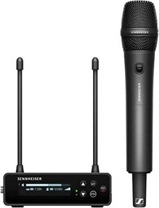Sennheiser EW-DP 835 SET (S1-7) Portable Digital UHF Wireless Microphone System with SKM-S Handheld Transmitter and MMD 835 Cardioid Dynamic Microphone Module - Black (700033)