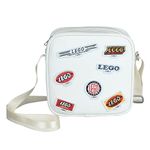 LEGO RETRO LOGOS CROSSBODY HANDBAG, White, One Size, Crossbody Handbag