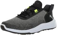 PUMA GOLF Men's Fusion Crush Sport Wide Golf Shoe, Puma Black-electric, 11 Wide