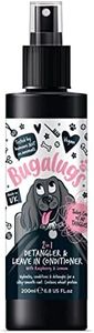 BUGALUGS Dog Detangler Spray, leave In conditioner spray de matting. No tangles. Professional dog grooming formula Wheat protein. Pet detangling spray knot removal (Detangler 200ml) (BSDTRLM200)