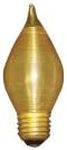 Bulbrite 431140 - 10PK - 40W - C15 - E26 Base - 130V - 2600K - 4,000Hrs - Amber - Spunlite Incandescent Chandelier Bulbs