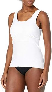 AMOENA Women's Michelle Post- Surgery Pocketed Camisole, White, 22-24