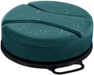 PRESENTASTIC 5 Gallon Bucket Seat with 3" Thick Seat Foam Cushion, 360°Swivel Bucket Lid Seat, Waterproof & Silent Bucket Seats for Dove Duck Hunting, Ice Fishing, Baseball, Gardening and Camping