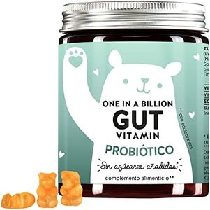 Gominolas para el Bienestar Intestinal - Contiene Bacillus Coagulans, Inulina, y Vitaminas para la reducir la sensación de hinchazón - Vegano y Sin Azucar Añadido - 60 u - Bears with Benefits