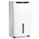 Waykar 2000 Sq. Ft Dehumidifier for Home and Basements,with Auto or Manual Drainage,0.66 Gallon Water Tank Capacity