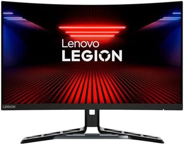 Lenovo Legion R27fc-30 - Display da gaming da 27" FHD curvo (VA, 240Hz, 0,5ms MPRT, HDMI + DP, Cavi DP, FreeSync, Altoparlanti) Regolazione in Inclinazione/Altezza/Rotazione/Girevole - Nero