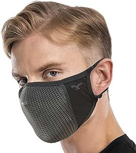 Naroo N0U - Super Breathable Sun Face Mask for Summer Outdoor Activities With 3 Layers of Light Single Ply Mesh Fabric (Small, Gray)