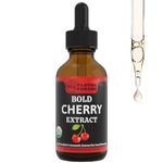 FLAVOR FUSION Organic Cherry Extract | Rich & Tangy Fruity Flavor | 2 Oz Glass Bottle | Pure, Natural, Non-GMO | Perfect for Baking, Desserts, Beverages, Soda