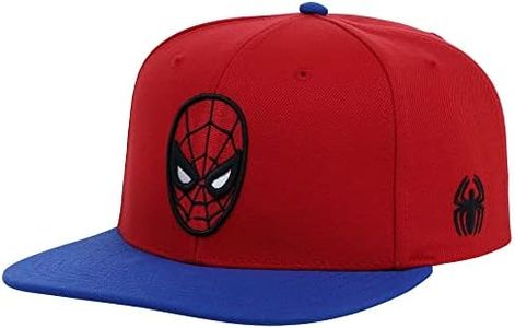 Marvel Spiderman Adult Fashion Adjustable Snapback Flat Bill Cap