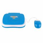 Childrens Learning Laptop, Mouse Childrens Bilingual Learning Laptop English for Children to Play at Home (Blue)