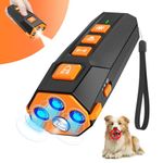 GNGNBH Dog Bark Deterrent Device Rechargeable, 23ft Range Triple Sonic Sensors Dog Bark Control Devices with Sound&Ultrasonic Modes, 25-30kHz Ultrasonic Anti Bark Device for Dogs Training&Behavior Aid