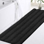 Smarcute Chenille Bath Mat Non Slip