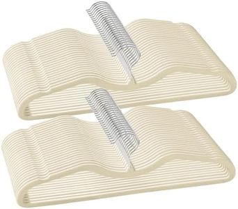 Velvet Short Neck Hangers - Heavy-Duty, Non-Slip Felt Surface, Space-Saving Design with Anti-Slip Grooves & Shoulder Shape, 360° Rotating Hooks, Durable for Coats, Shirt& Dresses