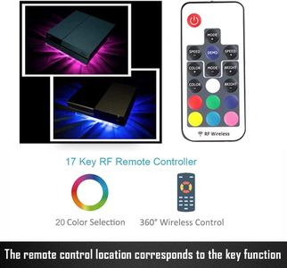 WOWLED USB RGB Cooling Fan Pad – Laptop Cooling Stand with LED Lights