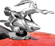 Cartoon Car Emblem Coyote Hood Ornament FOR Wile E Coyote Rocket 3D Auto Front Hood Ornament Metal Cartoon Retro Car Decoration Car Exterior Modification For All Types Of Cars