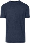 True Classic Tees | Premium Fitted Men's T-Shirt | Crew Neck | Heather Navy Tee Single | XX-Large