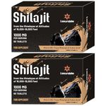 Lumarejebo Shilajit Tablets 30,000 mg, 100% Pure High Strength Himalayan Shilajit Tablets, Rich in 60% Fulvic Acid and 85+ Trace Minerals, Energy and Immune Support (120 Tablets)