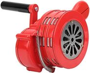 Headerbs Hand Crank Siren, Portable Loud Manual Alarm Hand Fire Alarm Tornado Air Raid Siren for Schools Troops Alarm 120 dB