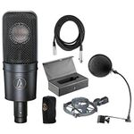 Audio-Technica AT4040 Cardioid Condenser Mic w/Pop Filter and 20' XLR Cable