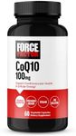 FORCE FACTOR CoQ10 100mg, Coenzyme Q10 Heart Health Supplement with Enhanced Absorption, Premium Grade Coq 10, Vegan, Dairy Free, Gluten Free, and Non-GMO, 60 Vegetable Capsules