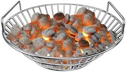 only fire Stainless Steel Charcoal Ash Basket Fits for Large BGE, Kamado Joe Classic and Other Similar Grills