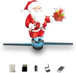 hologram 3D Fan,16.5" Holographic Fan HD LED 2000 * 1444PX Resolution, with 700 Video Library for Christmas,Halloween,Advertising,Shop,Bar(APP+Remote Control+Bluetooth+WIFI)