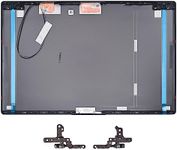 New LCD Back Cover Top Lid Replacement for Lenovo ideapad 5-15IIL05 5-15ARE05 5-15ITL05 Series Laptop with Hinges 5CB0X56073 AM1K7000310, Gray