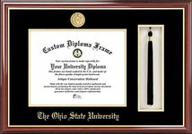 NCAA Ohio State Buckeyes Tassel Box and Diploma Frame