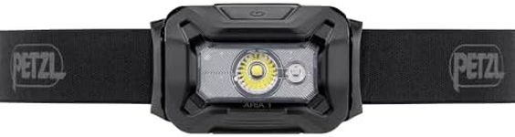 PETZL - Headlamp ARIA 1 RGB - Unisex, Black, 350 lumens