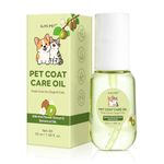 Pet Fur Care Oil – Leave-in Conditioner for Dogs & Cats – Refreshing Grooming Oil, Deep Hydration, Tangle-Free Shine & Long-Lasting Fresh, 55ml (Kiwi & Floral Scent)