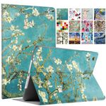 DuraSafe Cases for iPad 4 iPad 3 iPad 2-9.7 Inch [iPad 4th / 3rd / 2nd Old Model ] A1396 A1416 A1430 A1403 A1458 A1459 A1460 A1395 A1397 Printed Folio Magnetic Smart Protective Cover - Blossom