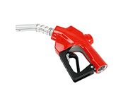 Asian Pumps & Machineries 1" Inch BSP Inlet & Outlet Automatic Fuel Nozzle With Filter Inside Auto Shut-Off With Three Notch Hold Open Clip Flow 120lpm For Construction Industry, Farm, Household