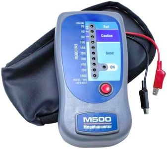 M500 500V Insulation Resistance Megohmmeter for HVAC Electrical Testing | 1000 megohm detection range, direct Supco M500 substitute, portable handheld body, precise test for motors, transformers