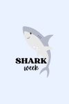 "SHARK WEEK" Period Journal by Just Sharon | Period Tracker & Undated 4-year Monthly Menstrual Calendar | Monitor PMS Symptoms