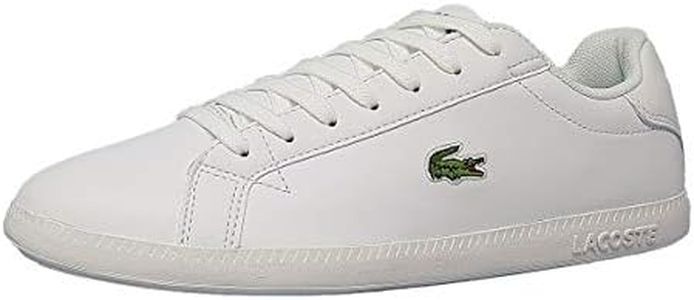 Lacoste Men's Graduate BL 1 SMA Sneaker, White/White, 10 US
