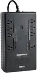 Amazon Basics Standby UPS 600VA 360W Surge Protector Battery Power Backup - 8 Outlets, Black