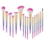 Docolor Makeup Brushes, 16 Pieces Fantasy Make Up Set Foundation Eyebrow Concealer Cosmetic Eyeshadow Brushes Kits - Multicolor