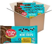 Enjoy Life Semi-Sweet Mini Chocolate Chips, Baking Chocolate Chips Bundle, Vegan, Dairy Free, Gluten Free, Nut Free, Kosher, Soy Free Allergy Friendly, 6 Bags (10 oz Each)