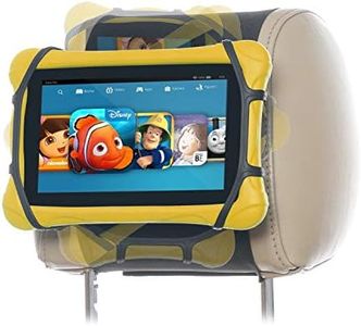Supporto da auto per Kindle TFY girevole universale in silicone per tablet Fire da 7 a 10 pollici