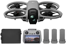 DJI Avata 360 Fly More Combo (RC 2), 360° Drone With 1-Inch 8K 360° Imaging for FPV & Aerial Filming, 360° Camera Drone With Propeller Guard. Includes RC 2 for Precise Control and Three Batteries